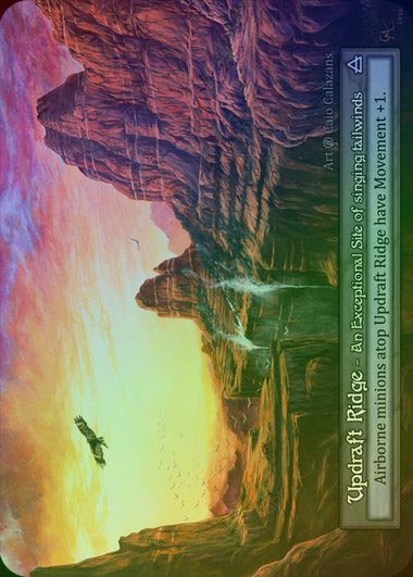 【FOIL】[Site] Updraft Ridge [beta-Exceptional]